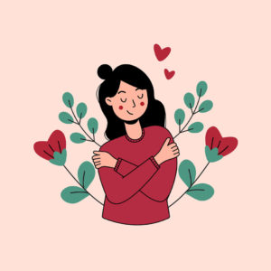 illustration-of-a-woman-self-love-hug