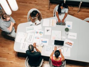 People-in-the-Office-Discussing-a-Project