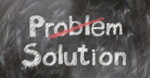 problem-solution-illustration-with-problem-text-striked-with-red-line