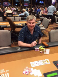 Toby Eduardo Winning a poker tournament in Las Vegas at Caesars