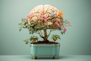 representation-human-brain-as-plant-tree-pot