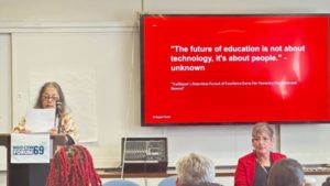 sujata-hosting-a-presentation