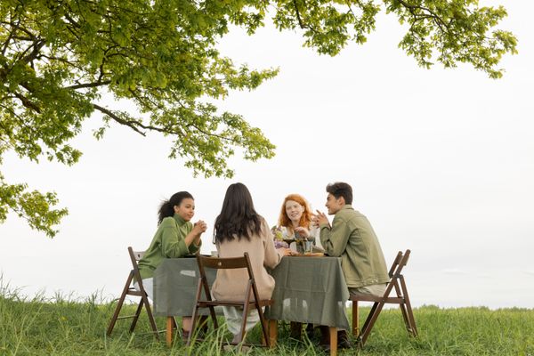 friends-having-a-picnic-under-a-tree