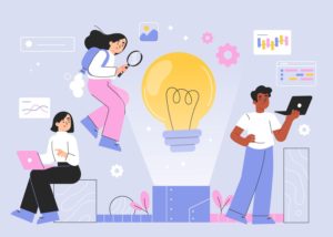 illustration of creative skills